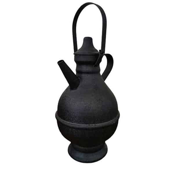 کتری شامورتی 2.5 لیتری ارمنی لعابی مدل هیزم‌نوش